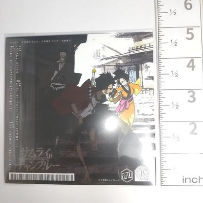 A77994 Samurai Champloo Acrylic Record Coaster & Paper Jacket Set