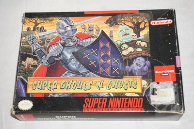 Super Ghouls N Ghosts (Super Nintendo SNES) Complete in Box CIB