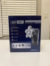 6-in-1 Rotary Electric Shaver 4D Rechargeable Bald Head Hair Beard Trimmer Razor