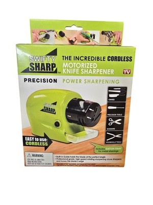 Swifty Sharp Cordless Motorized Knife Sharpener Precision Power Sharpening