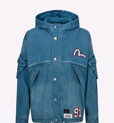 Evisu Denim Jacket Hoodie