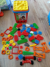 Vintage Playskool Stickle Bricks Clipo Box Set 1992 Pre School 1990er Retro Play
