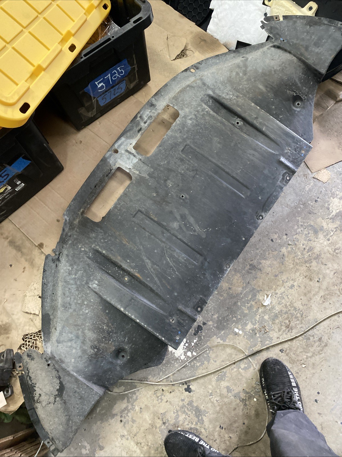 2014 2015 Audi R8 Front Bumper Lower Cover Splash Guard Trim Frunk Under Shield