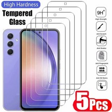 5pcs Tempered Glass Screen Protector For Smartphone Protection Clear Anti
