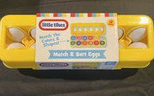 Little Tikes Match Sort Eggs Educational Toy for 12 Months New