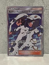 Pokemon Hidden Fates Trainer - AETHER FOUNDATION EMPLOYEE SV81/SV94 on eBay