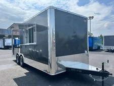 Brand New Catering Trailer Food Van Mobile Kitchen - Black Gloss Street Food Bar