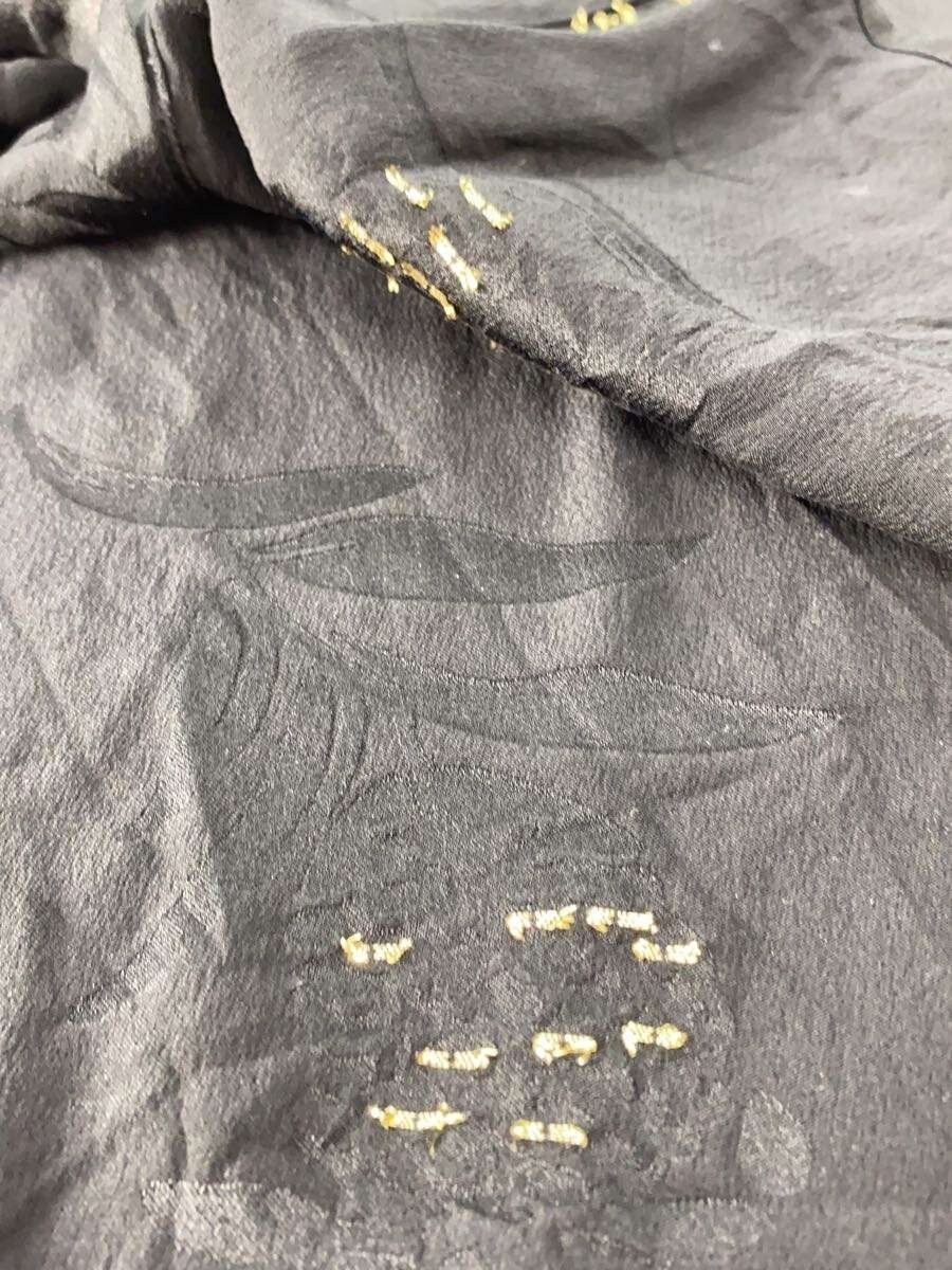 SAINT LAURENT Long Sleeve Shirt Silk Black thumbnail 7