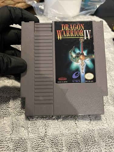 Dragon Warrior IV NES Authentic Cleaned and Tested