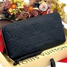 Louis Vuitton Empreinte Zippy Wallet Monogram Black Long M61864 from japan