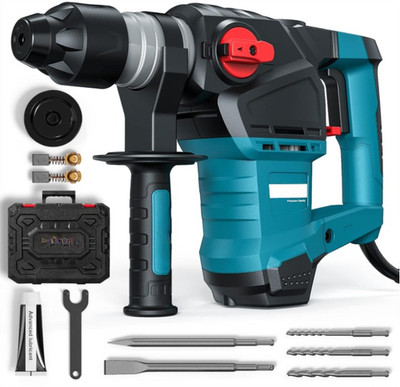 Martillo Rotativo SDS Plus 1-1/4'' 12.5A 3 Funciones Profesional Maletín, Nuevo