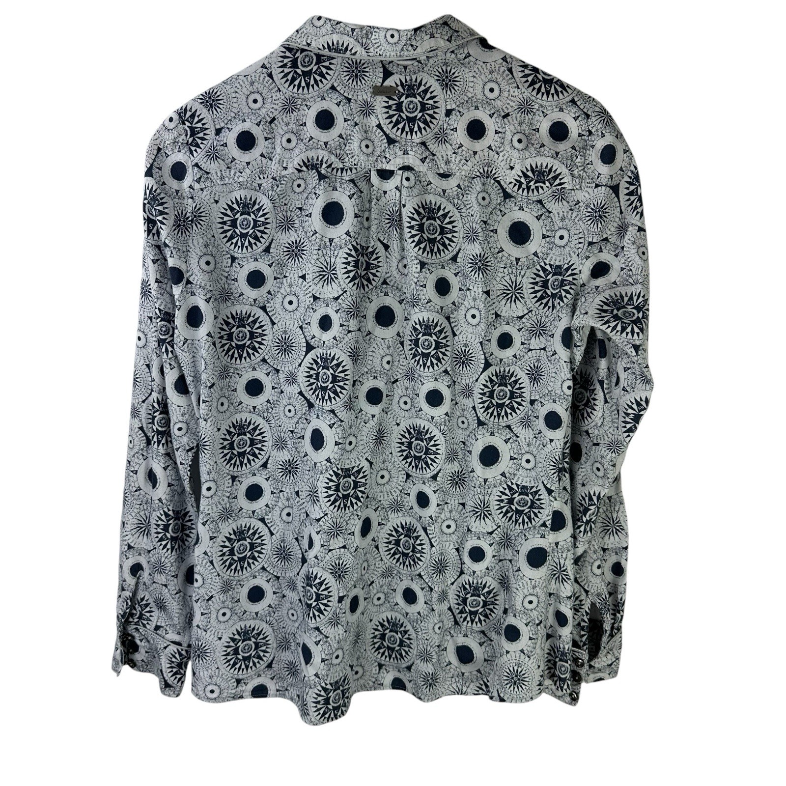 Barbour Slim For Compass Pattern Button Down Shir… - image 12