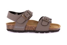 Grunland Kids Sandals With Anatomical Insole Adjustable Buckles Leather Light