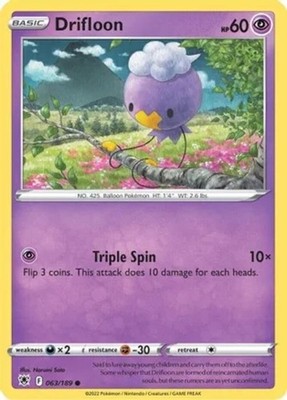 Drifloon - 063/189 - Common - Near Mint