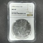 1996 American Silver Eagle NGC MS69  #036