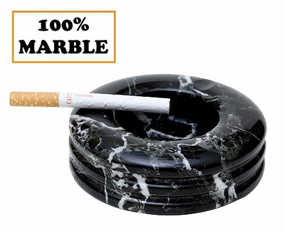 #ad #ad Radicaln 45605 Cigarette Ashtray 100 Percent Marble Black $0.99