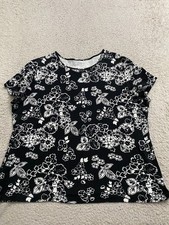 Croft & Barrow Women Floral Short Sleeve Crew...