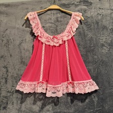Victoria's Secret Small Sexy Little Things Sheer Babydoll Lace Nightie Coquette