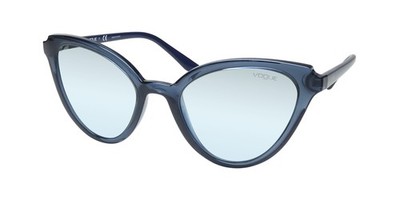 NEW VOGUE 5294S SUNGLASSES 27647C FULL-RIM WOMENS 55-21-140 PLASTIC BLUE CAT EYE