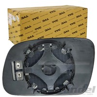 TYC Spiegelglas AußEnspiegel AsphÄRisch Beheizbar Links Passend FüR Peugeot 307