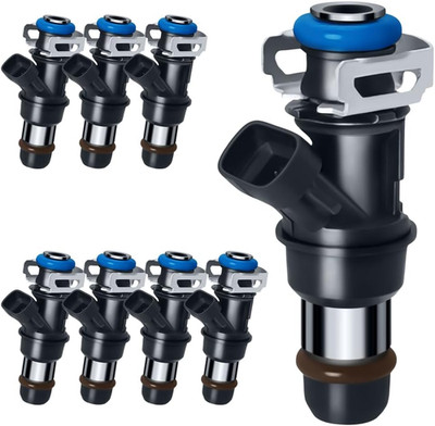 Upgraded 4 Holes Gas Fuel Injectors Fit for GMC: Yukon (Xl)/Sierra, 1500 2500 35