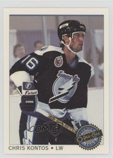 1992-93 O-Pee-Chee Premier Chris Kontos #123 6kn