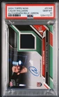 CALEB WILLIAMS On Card AUTO 2024 Topps Now Jersey Green /75 PSA-10 GEMT
