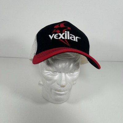 Vexilar Ice Fishing Sonar in Red / Black / White Adjustable Snapback Hat - NWOT