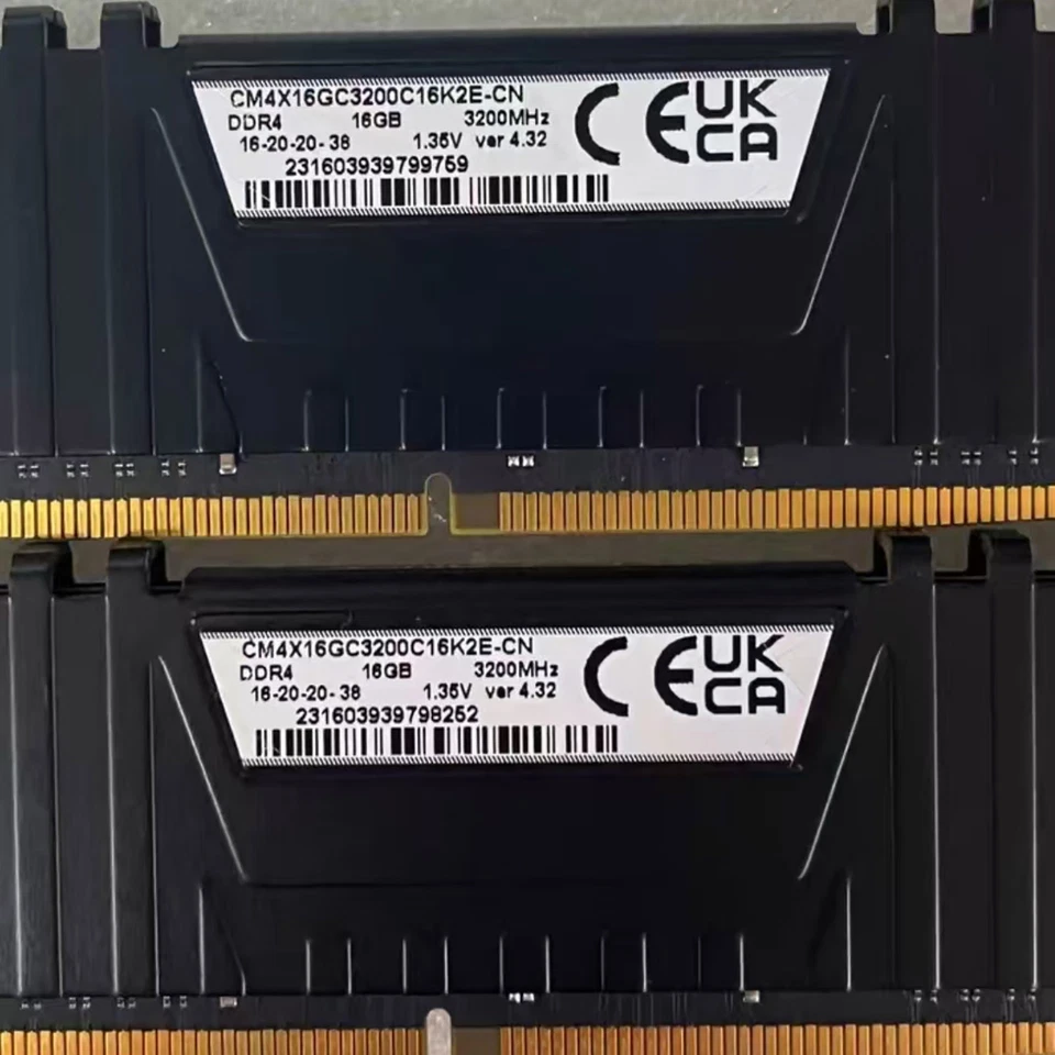 Memoria de escritorio CORSAIR VENGEANCE 32 GB (2x 16 GB) DDR4 3200 MHz 2 x 16 GB 3200 M Foto 3 de 3