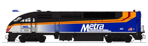 LOCOMOTORA KATO 1766123 escala N MP36PH Chicago Metra #403 DC, DCC READY 176-6123 | Condition: New