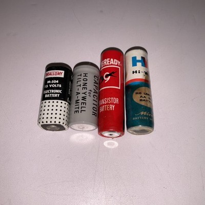 Vintage Battery Lot Mallory M-504 15V Eveready Transistor