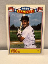 1986 Topps Glossy All-Stars #6 Jim Rice Boston Red Sox