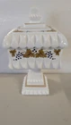 Vintage Westmoreland Milk Glass Grape Vine Wedding Cake Box-Pedestal Candy Dish