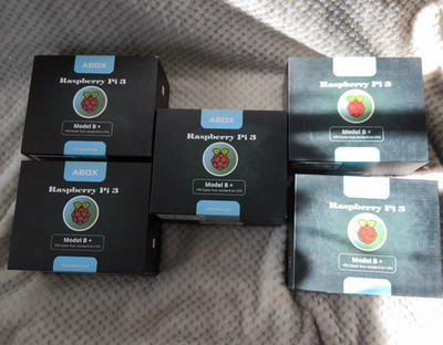 Raspberry P3 B+ Abox 5 Stück
