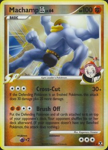 Machamp GL 46/111 Reverse Holo Uncommon Rising Rivals Pokémon Card NM/LP
