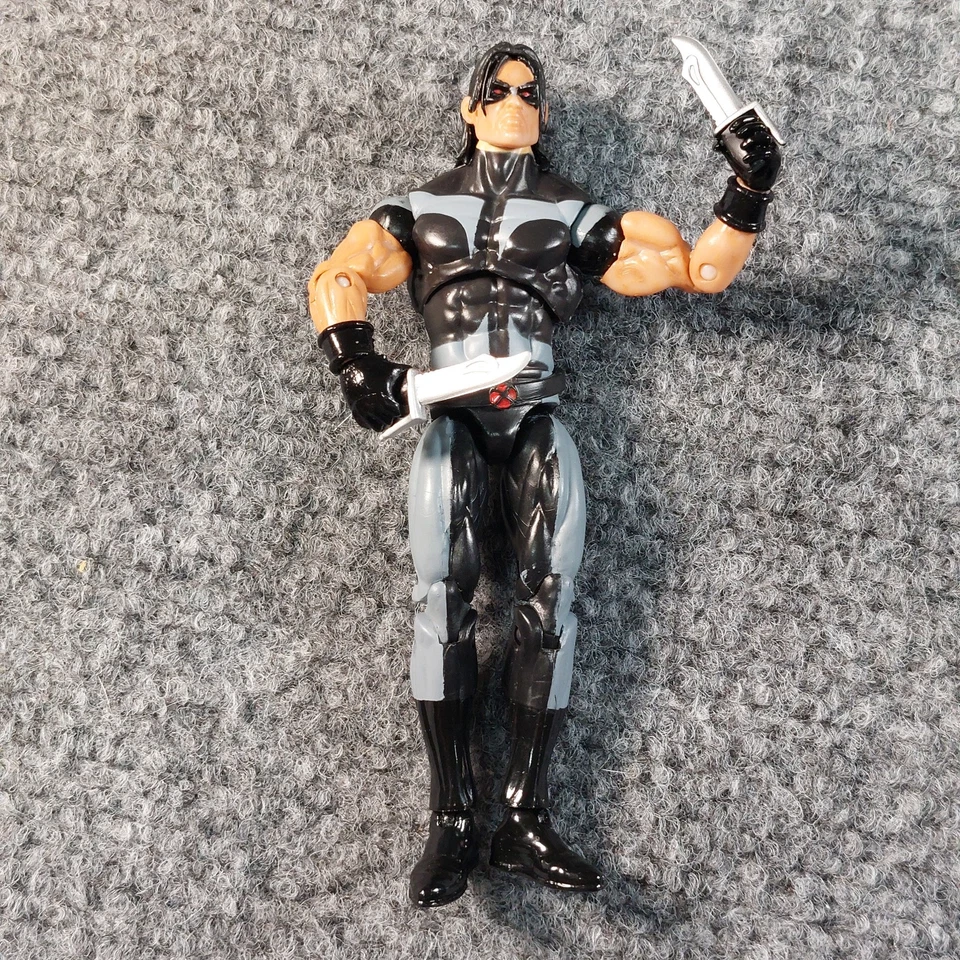 Figura de acción Marvel Universe X-Force Warpath 3,75 Hasbro 2010 completa con cuchillos Foto 3 de 4