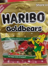 Holiday Edition HARIBO Goldbears Gummies Candy Bag, 4 oz 3  Share SizeBags