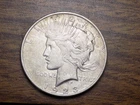PEACE SILVER DOLLAR 1923 D NICE AU/BU BETTER DATE 90% SILVER DOLLAR