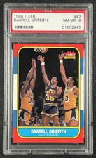 DARRELL GRIFFITH PSA 8 1986-87 FLEER BASKETBALL #42 JAZZ 2245