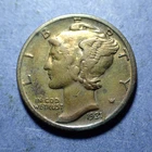 1931-S Mercury Dime  Ch. VF