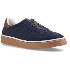 Hush Puppies Carlos Suede Sneaker Leder Herren Navy Turnschuhe