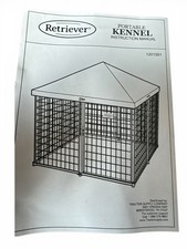 Retriever    Portable Dog Kennel Replacement Cover 1201551 W/Manual OEM