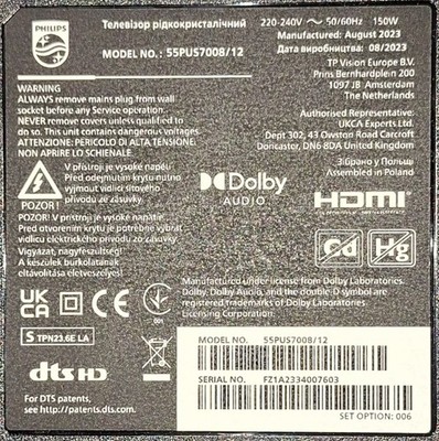 Original T-Con Board- Mainboard für Philips TV   voll funktionsfähig & getestet