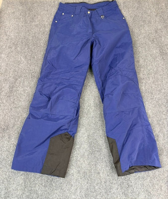 Obermeyer Gipsy Style Nylon Polyester Lining Womens Blue Snowpants Size 12