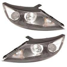 Scheinwerfer Set links rechts schwarz manuell H7 für KIA Sportage SL