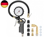 ReifendruckprüFer Mit Flexiblem Schlauch, ReifenfüLl-MessgeräT, Multifunktional
