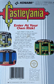 Castlevania - 1988 Nintendo NES Spiel Konami - PAL-B - OVP - CIB