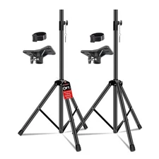 5 Core Speaker Stand Pair Adjustable PA DJ Tripod Monitor Stands w 35mm Insert