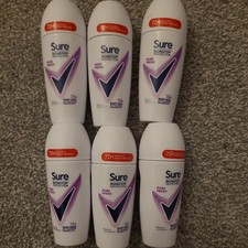 6x Sure Women Motion Sense AP Deodorant Rollon 72H Nonstop, Pure Fresh - 50ml