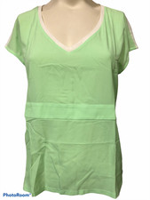 RIFLE Verde CHIARO Women's Blouse Top Short Sleeve T-Shirt, Light Green, S